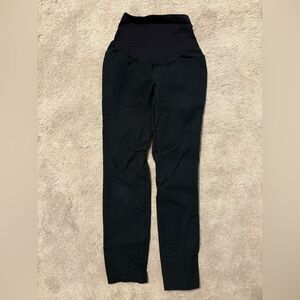 Old Navy Black Pixie Full Panel Pant